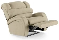 Poltrona do Papai Reclinável Kalie Power Touch USB FH9 Linho Bege - Mp
