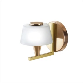 Arandela Bros 14,5X13X17Cm 02Xg9 Metal Alumínio - Old Artisan Ar-5844 (HONEY)