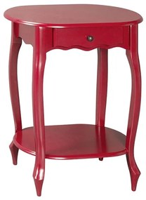 Mesa de Apoio Oval Pés Luis Xv - Wood Prime MY 907270