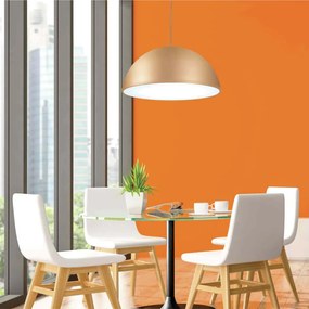 Pendente Orbe C/ Difusor Acrílico Metal Ø60X27Cm 4Xe27 / Meia Esfera |... (GF-M Grafite Metálico)