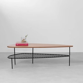 Mesa de Centro Chloe Orgânica Preto e Tammi - 1,20mx79cmx37,5cm