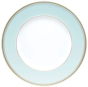 Sousplat De Plástico Menta E Dourado 33x2cm 60244 Bon Gourmet