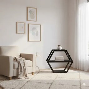 Mesa Auxiliar Lady Preto Woodyou 78x33x69 cm
