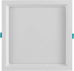 Plafon Led Embutir Branco Quadrado 22W 120 3000K Deep
