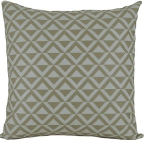 3 Capas para Almofadas Soft Veludo Geométrico Bege 43x43cm