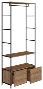 Arara Para Roupas Com 2 Gavetas E 2 Prateleiras - Vermont