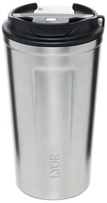 Copo Térmico de Aço Inox com Tampa e Termômetro