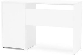 Mesa De Escritório Computador Malta 1,20m 4 Gavetas - Branco