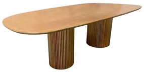 Mesa de Jantar Sem Vidro Assimétrica 220 cm Romênia - DT 58409