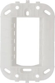Suporte 4x2 Termoplástico Branco 3 Módulos Decor