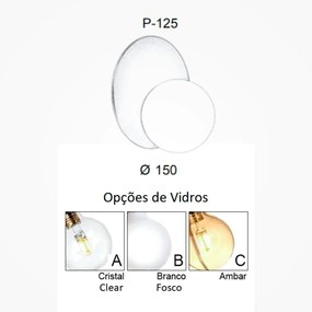 Arandela Ø15X12,5Cm Metal E Globo Ø10Cm 01Xg9 |Old Artisan Ar-5524 (COBRE ESCOVADO, FOSCO (BRANCO))