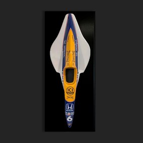 Quadro 3D Decorativo 120x50 Carro F1 FW11 87 NP G53 - Gran Belo