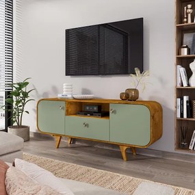 Rack Noronha Naturalle/Off White – Bechara Móveis