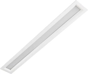 Plafon Led Embutir Aluminio Branco 3000K 18W Sevilha