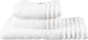 Jogo 1 Toalha de Banho + 2 Toalhas de Rosto Trussardi 100% Algodão Imperiale - Branco  Branco