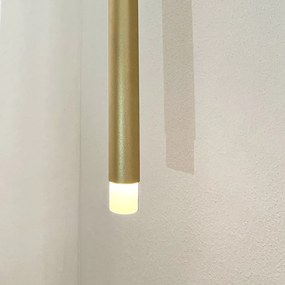 Pendente Tubo Ø2,9X30Cm Ponteira Acrílico 1Xled 5W - Qimporta Pd2315 (PRETO, 110v)