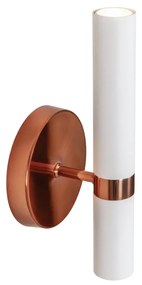 Arandela Século 11,7X11X24,5Cm 2Xmr11 Por Waldir Junior - Usina 51091/... (BT - Branco Texturizado)