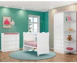 Quarto de Bebê Completo Certificado pelo Inmetro Doce Sonho 2 Portas e