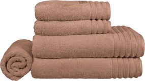 Kit Toalhas de Banho 05 Pçs Trussardi 100% Algodão Imperiale - Argila  Argila