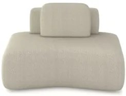 Sofá Modular 174cm Living Sala de Estar Moby Boucle Creme Z08 - Mpozen