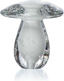 Cogumelo Decorativo em Murano P - Quartzo Pérola Quartzo Pérola