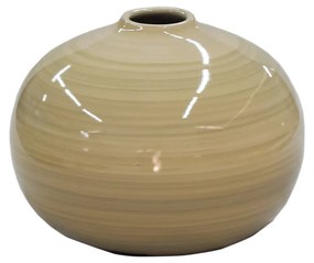 Vaso Bola Decorativo em Cerâmica Carolina Haveroth - Manaus Alto Brilho