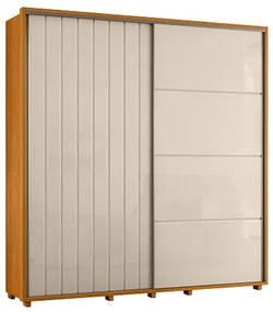 Guarda Roupa Monet Cinamomo/Off White – Madetec Móveis