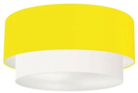 Plafon Para Banheiro Cilíndrico SB-3017 Cúpula Cor Amarelo Branco