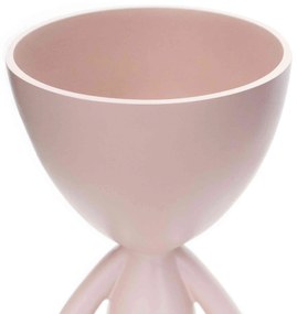 Vaso Decorativo Bob Robert Plant Sentando Em Poliresina Rosa 18x10x10 Cm - D'Rossi