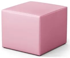Poltrona de Amamentação Fixa com Puff Lucy Z39 Sintético Rosa - Mpozen