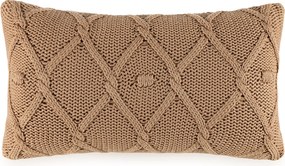 Almofada c/ Enchimento Trussardi 100% Algodão Serenza - Mandorle  40 x 40