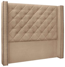Cabeceira Estofada Egito SPZ 195cm Casal Suede - ADJ Decor