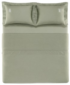 Jogo de Cama Trussardi 300 Fios Cetim 100% Algodão Egípcio Galieno - Casal - Pistacchio  Casal - Pistacchio