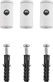 Kit Fio Tecido Alumínio 3 Deslocadores 3m - BRANCO