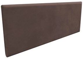 Cabeceira Painel Clean para Cama Box Casal 140 cm Suede M11- D'Rossi - Marrom