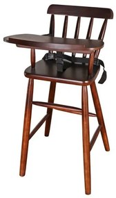 Cadeirão Infantil em Madeira cor Tabaco 93cm - 50377 Sun House