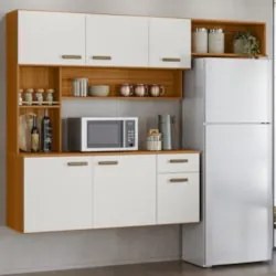 Cozinha Suspensa Lilian Freijó UV/Off Acetinado Z44         - Mpozenat