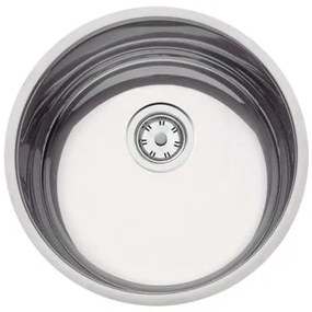 Cuba Tramontina Luna 35 BL Perfecta em Aço Inox Polido 35 cm