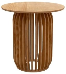 Mesa Bistro Baixa Palm Ø80cm - mel pinus