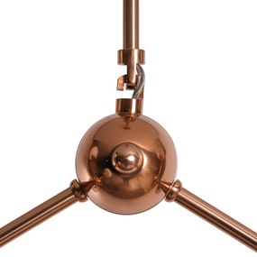 Pendente Cacau Ø68X57X83Cm 6Xg9 / Metal E Globo Ø12Cm | Usina 16738/6 (BT - Branco Texturizado, FOSCO)