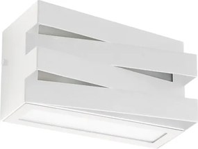 Arandela Aluminio Retangular Ip54 Trama - BRANCO