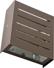 Arandela Aluminio Ip65 12X4,5Cm Lippe - MARROM