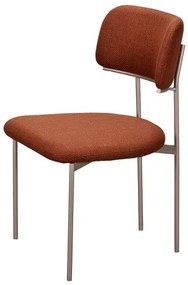 Cadeira Prince Assento Trama Marte Base Metalizada Champagne - 77367 Sun House