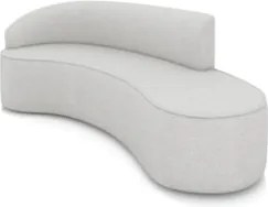 Sofá 4 Lugares 220cm Wendi e Poltrona Steve Linho Cinza I01  - Mpozena