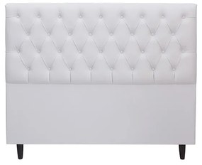 Cabeceira Cama Box Casal King 195cm Nicole Capitonê Corano Branco - Sheep Estofados - Branco