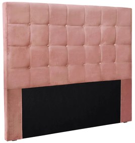 Cabeceira Cama Box Queen 160 cm Verona Veludo S04 - D'Rossi - Rosa