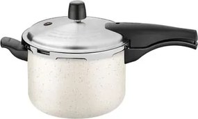 Panela de Pressão Tramontina Vancouver Effect em Alumínio Starflon Max Bege 20 cm 4,5 L