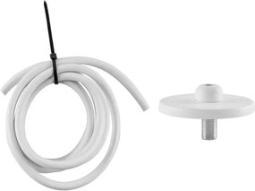 Cabo De Alimentação Com Canopla 1,5m Fit10 Uno Direto - BRANCO