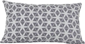 3 Capas Almofada Confort Veludo Cinza 30x50cm