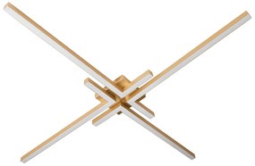 Plafon Play Quadrado 120X120Cm Led 65,6W Bivolt / "l" C/ 21,5X58Cm | U... (FN-F - Fendi Fosco, 3000k)